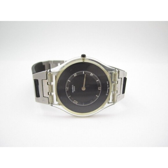 Women Swatch AG 1999 Quartz WR Analog 35mm Dial Causal Round Watch (G426) - Picture 6 of 9